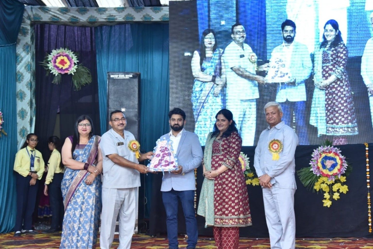 Welcomed at a school health event