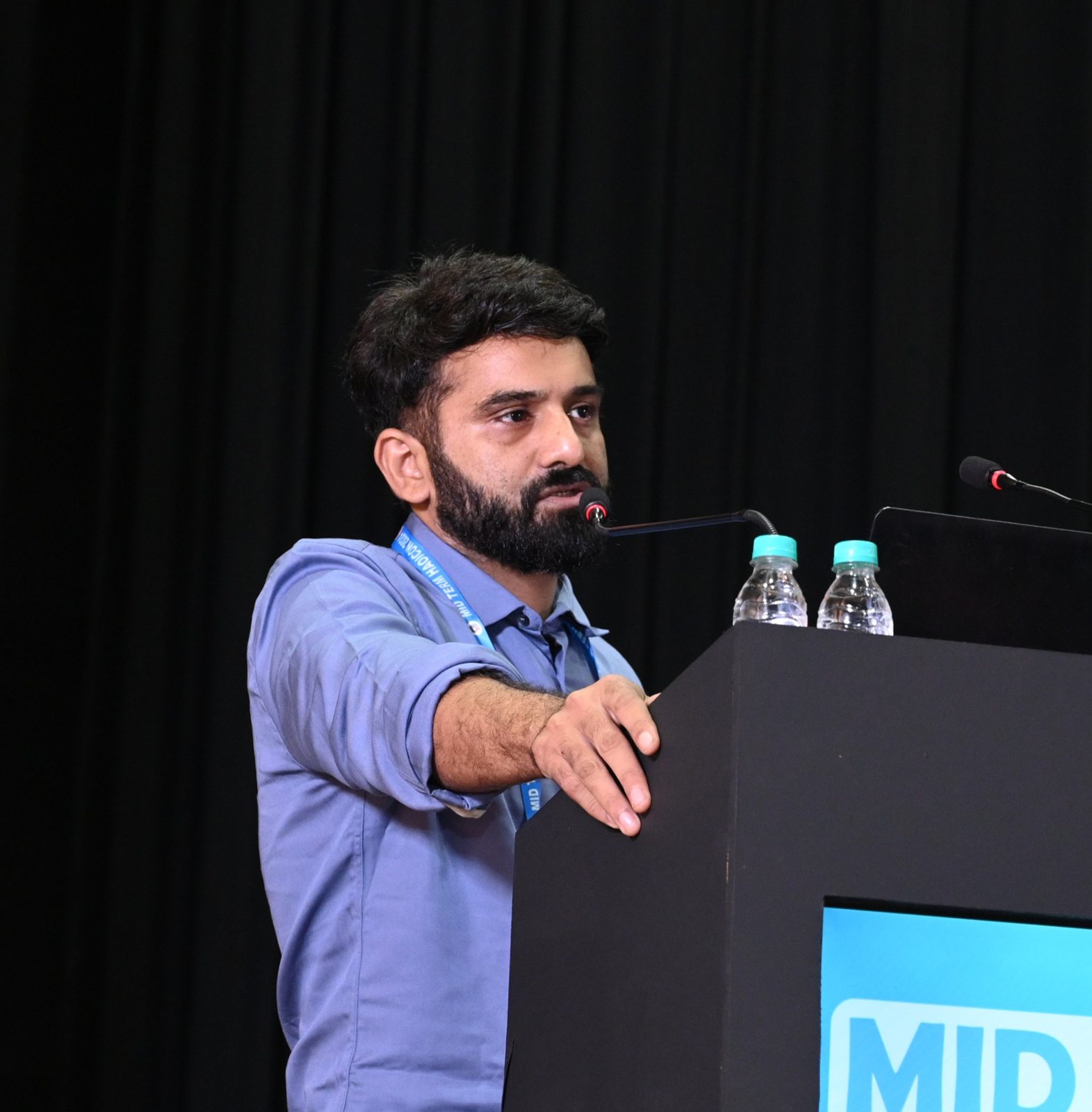 Faculty talk at a state ENT conference
