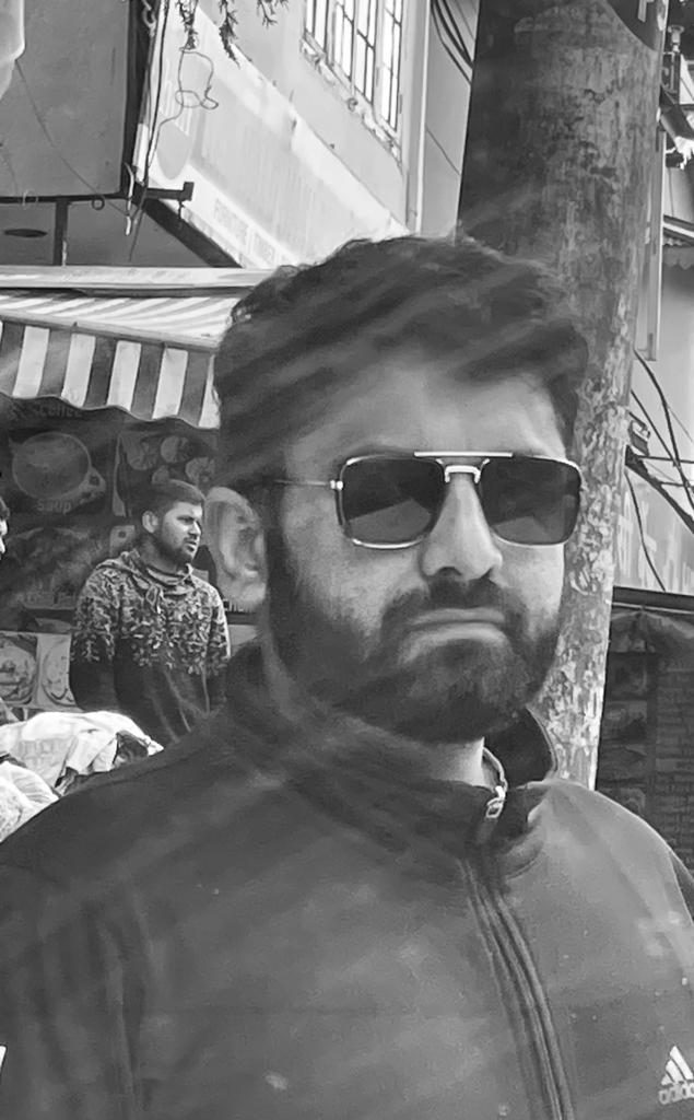 In black & white