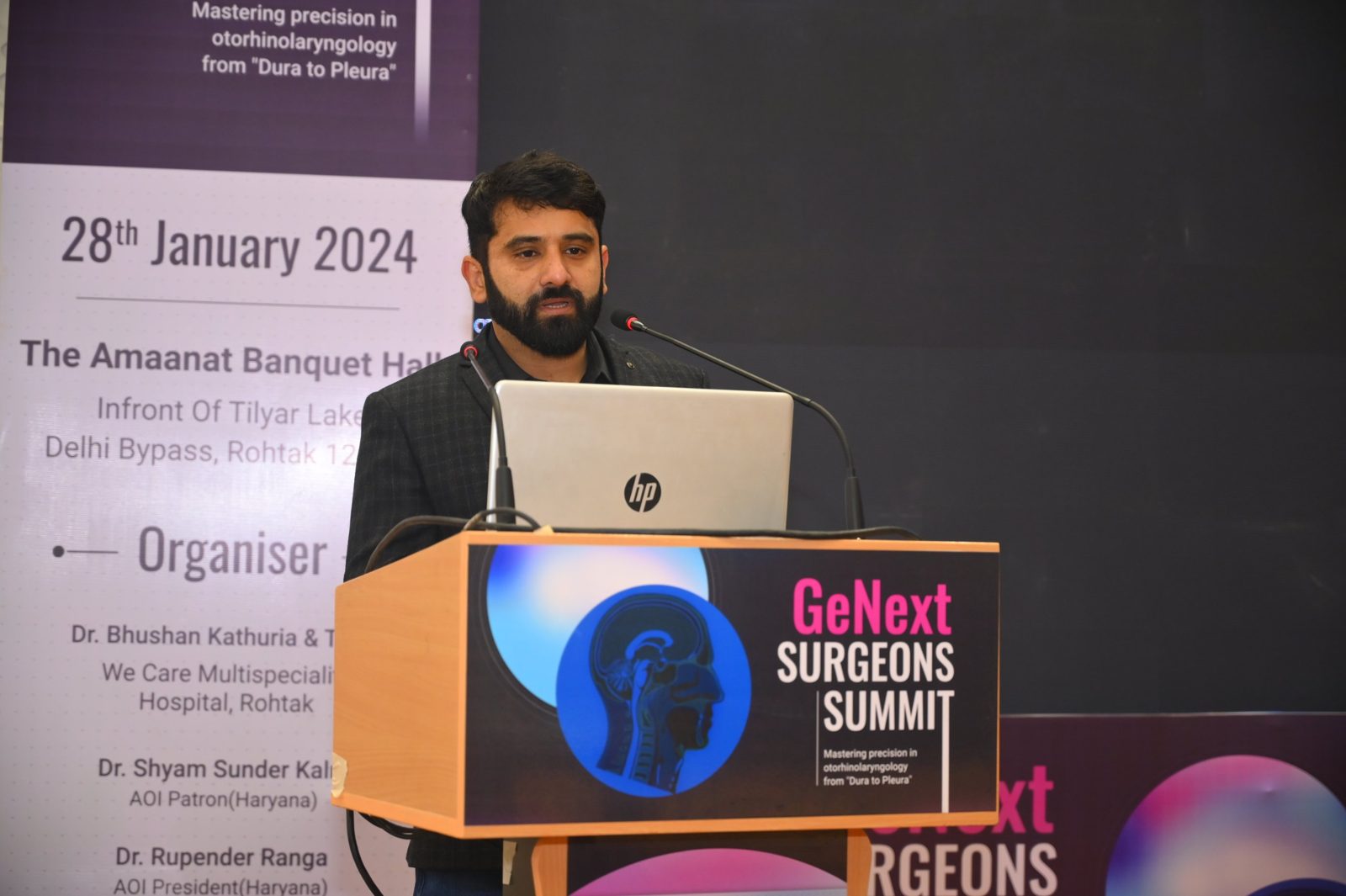 Opening the first GeNext Surgeons Summit, Rohtak, 28 January 2024