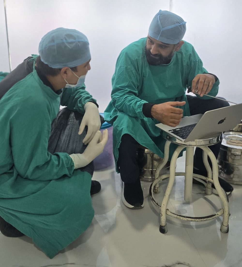 Case discussion and mentoring with a trainee
